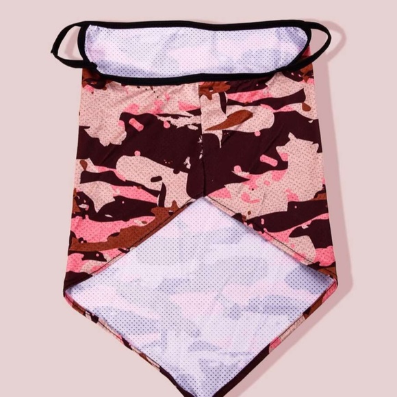 LAST ONE‼️ Tan Camo Mask Scarf w/ Ear Loops - Picture 8 of 10